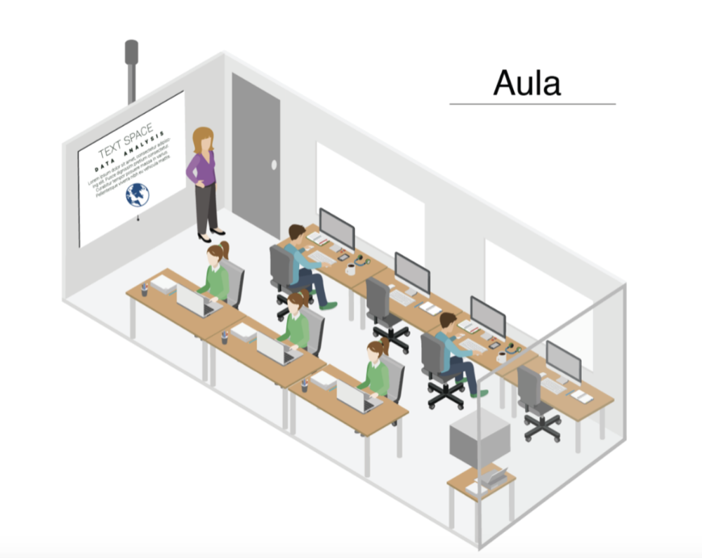 Aula móvil modular Mintaka